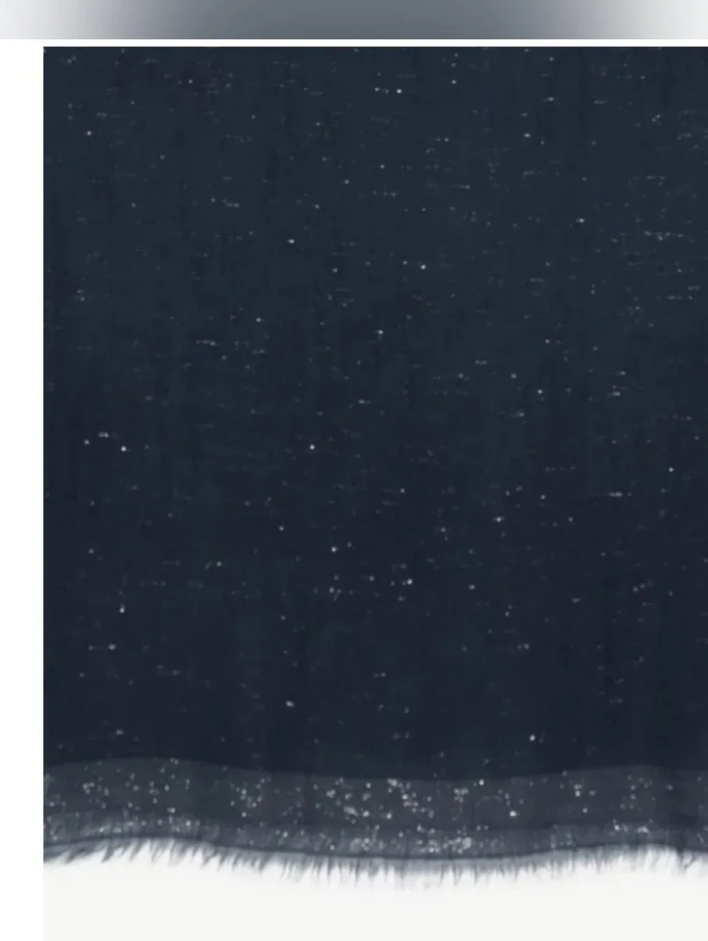 NWT Faliero Sarti Navy Metallic Diamantina Scarf.